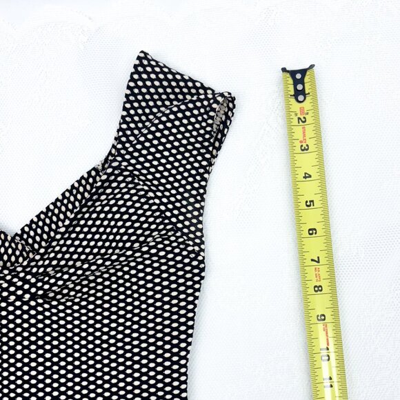 Alythea Brand 70s Hobnobber Style Dress Criss Cross Back Fit n Flare Type - Picture 10 of 15